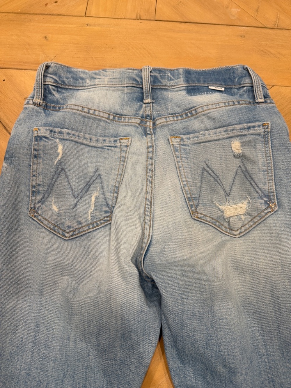 MOTHER The Tomcat The Confession Distressed Skinny Jeans Size 24 - Picture 2 of 11